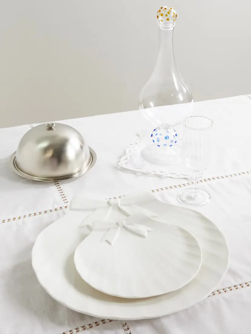 Gohar World Sadaf Set Of Two Porcelain Dessert Plates | Thumbnail 2