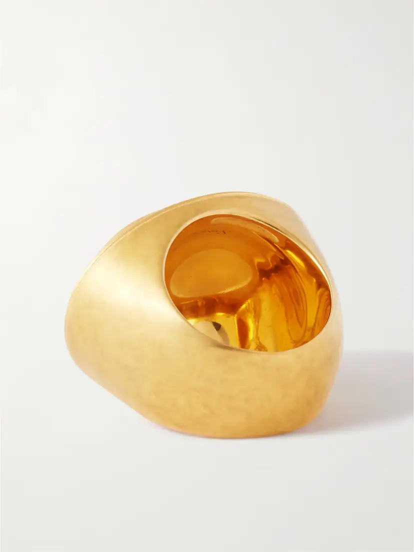 Saint Laurent Gold-tone Agate Ring | Thumbnail 3