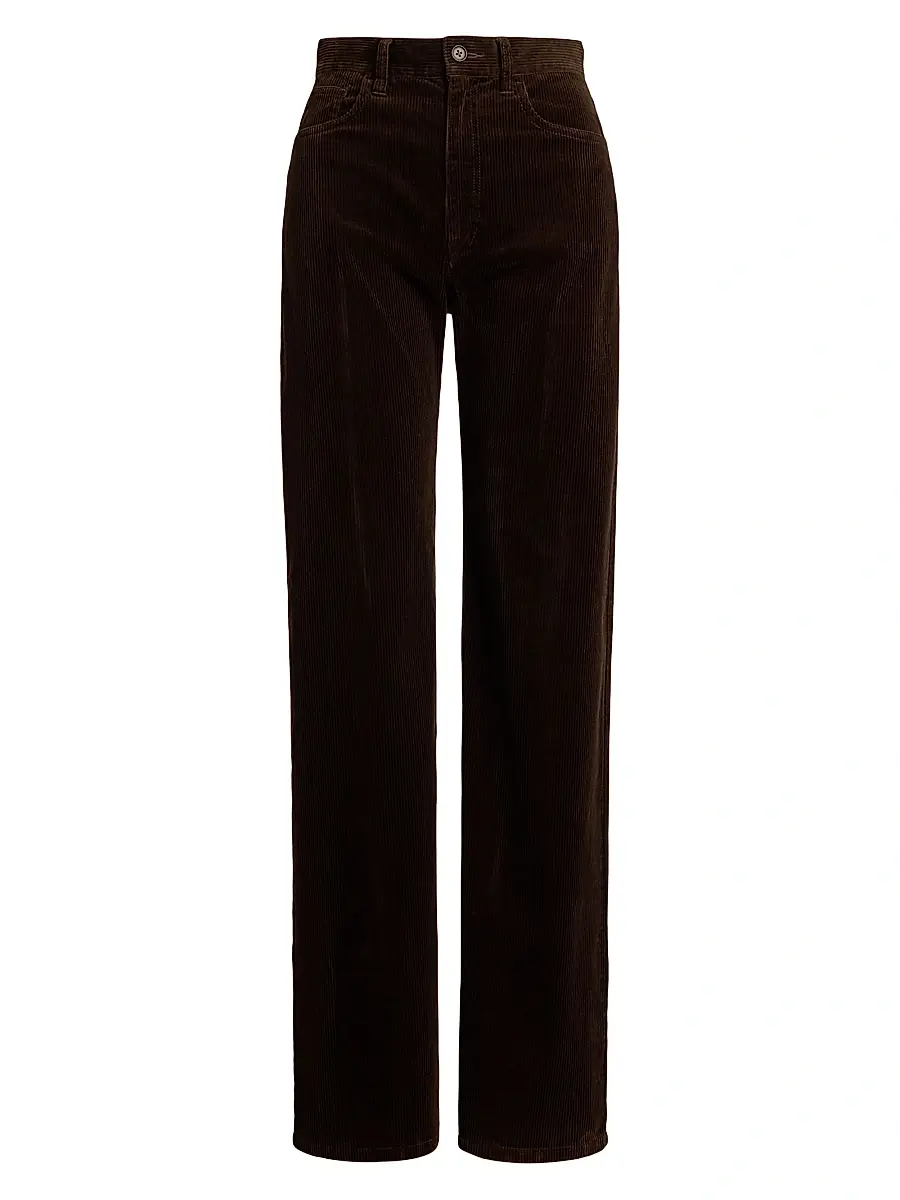 Women's Corduroy Wide-Leg Pants - Dark Beech Women's Corduroy Wide-Leg Pants - Dark Beech