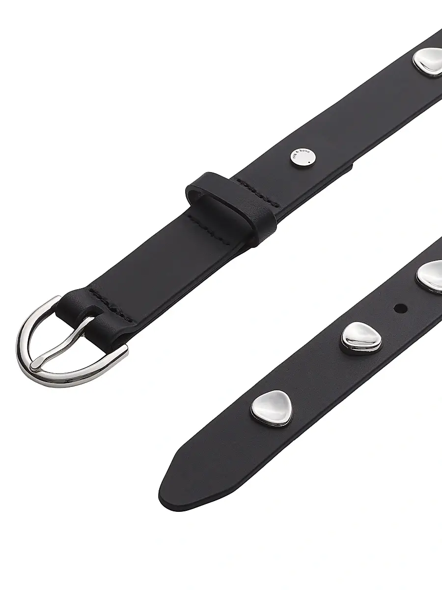 rag & bone Women's Brynn Studded Leather Belt | Thumbnail 2 rag & bone Women's Brynn Studded Leather Belt | Thumbnail 2
