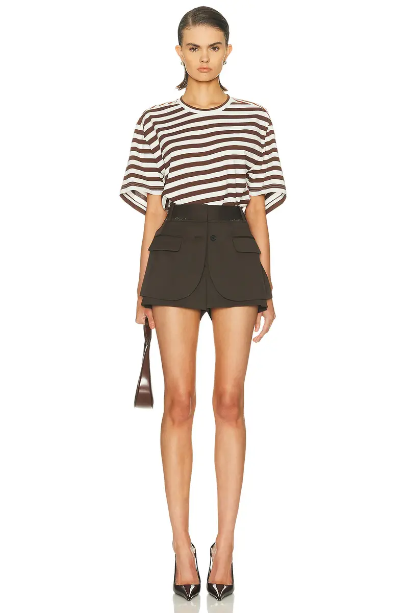 Monse Asymmetric Twisted T-shirt | Thumbnail 5 Monse Asymmetric Twisted T-shirt | Thumbnail 5