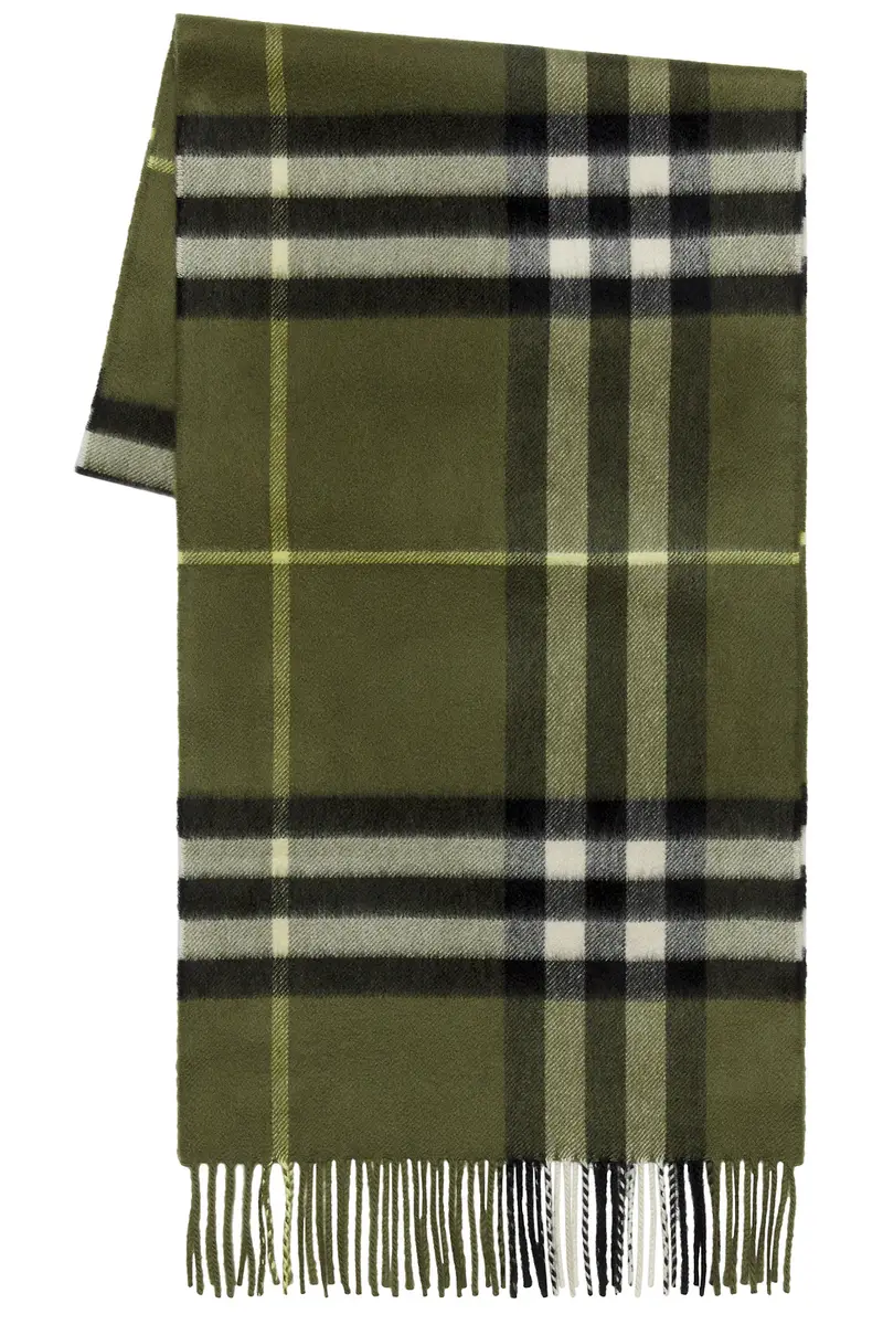 Burberry 168x30 Giant Check Cashmere Scarf | Image 1 Burberry 168x30 Giant Check Cashmere Scarf | Image 1