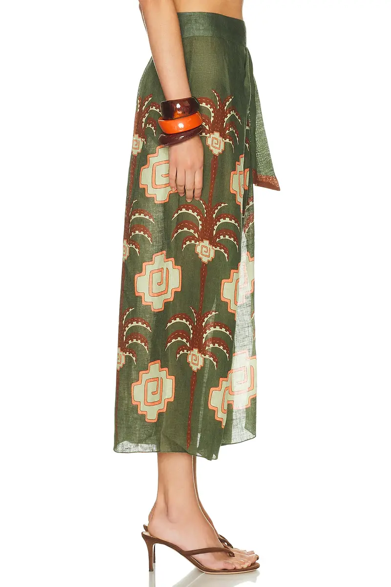 Johanna Ortiz Amazon Echoes Wrap Skirt | Thumbnail 2 Johanna Ortiz Amazon Echoes Wrap Skirt | Thumbnail 2
