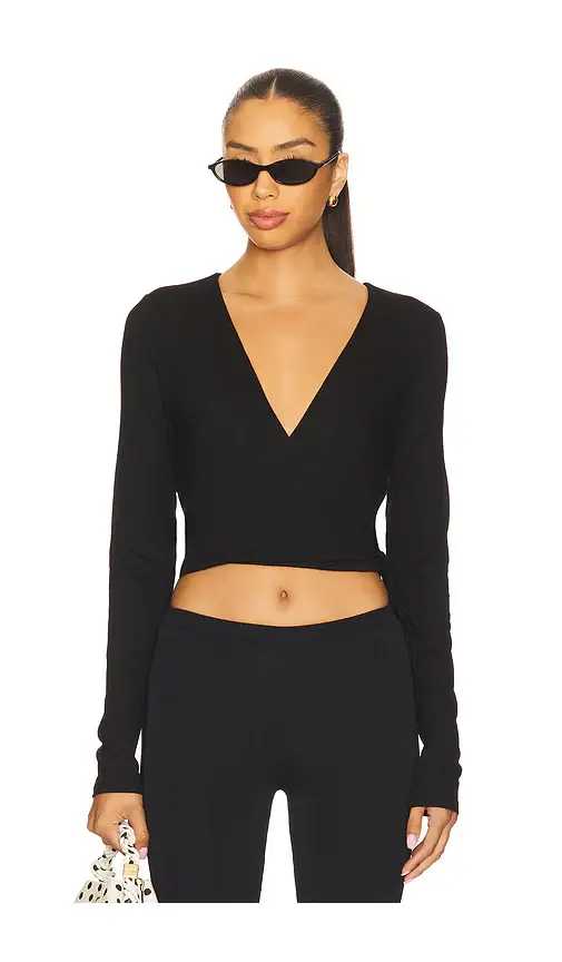 superdown Charlie Wrap Top | Image 1 superdown Charlie Wrap Top | Image 1