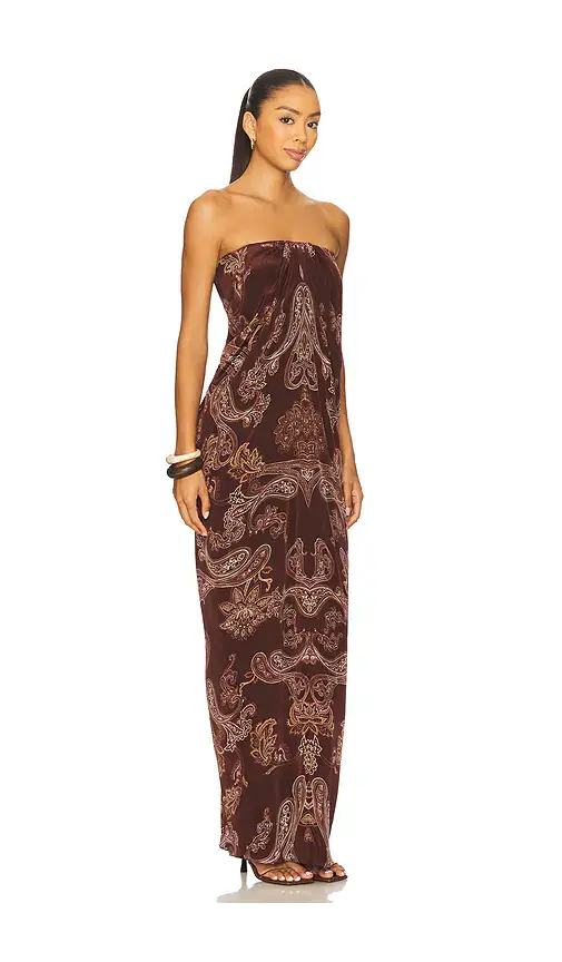 ROCOCO SAND Off Shoulder Maxi Dress | Thumbnail 2 ROCOCO SAND Off Shoulder Maxi Dress | Thumbnail 2