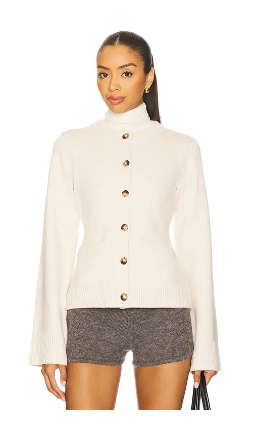 Good American Button Front Knit Cardigan | Image 1 Good American Button Front Knit Cardigan | Image 1