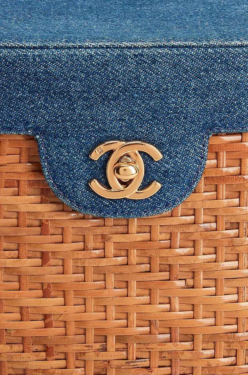chanel Chanel Vintage Wicker Basket Bag | Thumbnail 6 chanel Chanel Vintage Wicker Basket Bag | Thumbnail 6