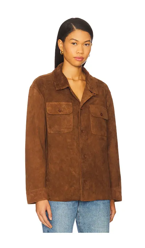 Found Suede Camp Shirt | Thumbnail 2