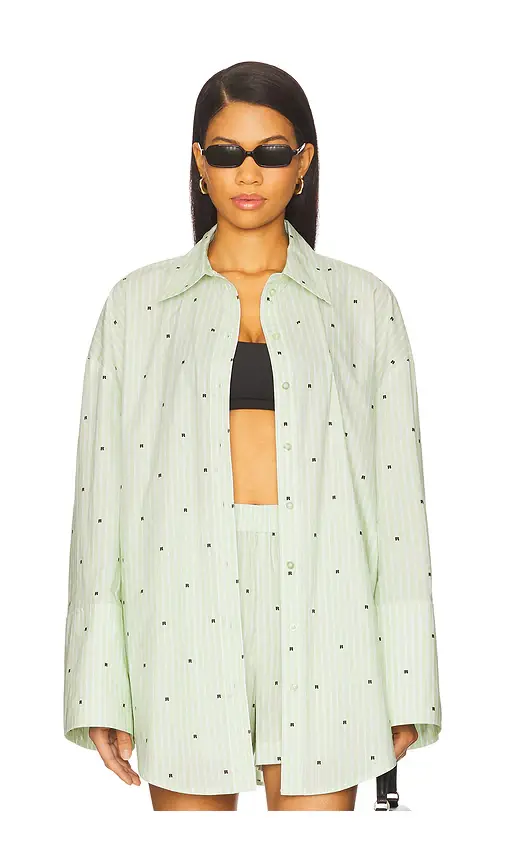 ROTATE Poplin Oversized Shirt