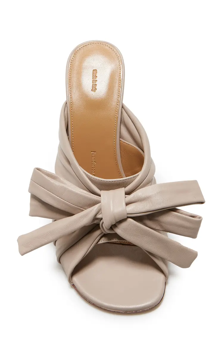 JW Anderson Bow-Detailed Leather Sandals | Thumbnail 5 JW Anderson Bow-Detailed Leather Sandals | Thumbnail 5