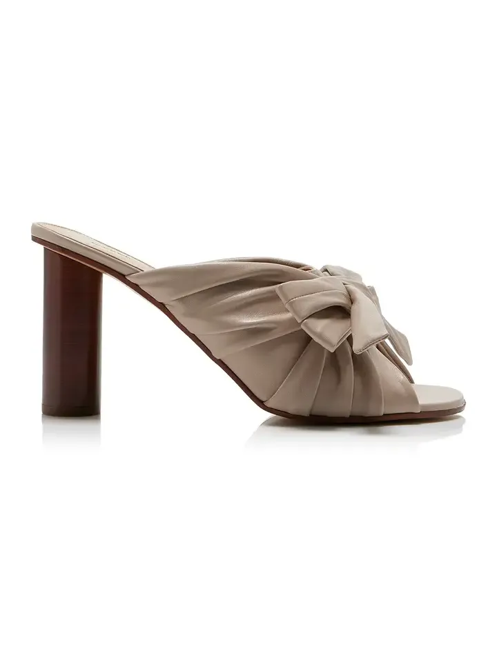 JW Anderson Bow-Detailed Leather Sandals