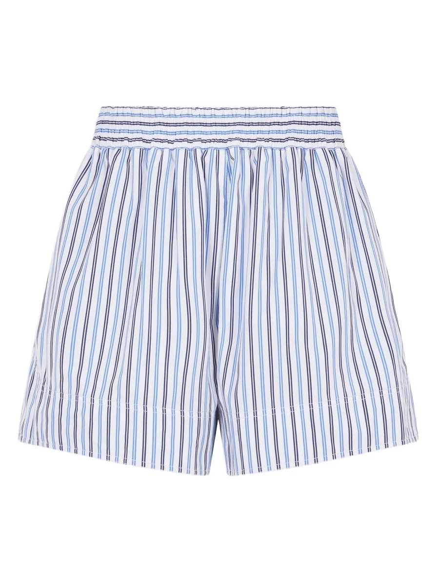 Rabanne Striped Side-Slit Shorts