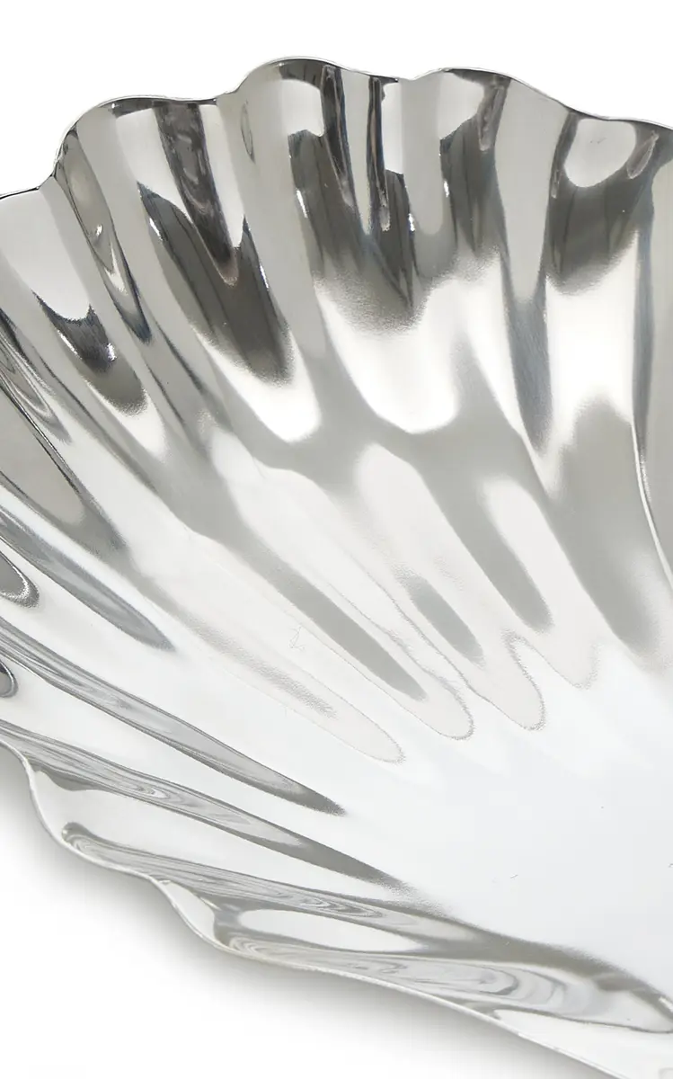 Tres J Silver-Plated Shell Tray | Thumbnail 3