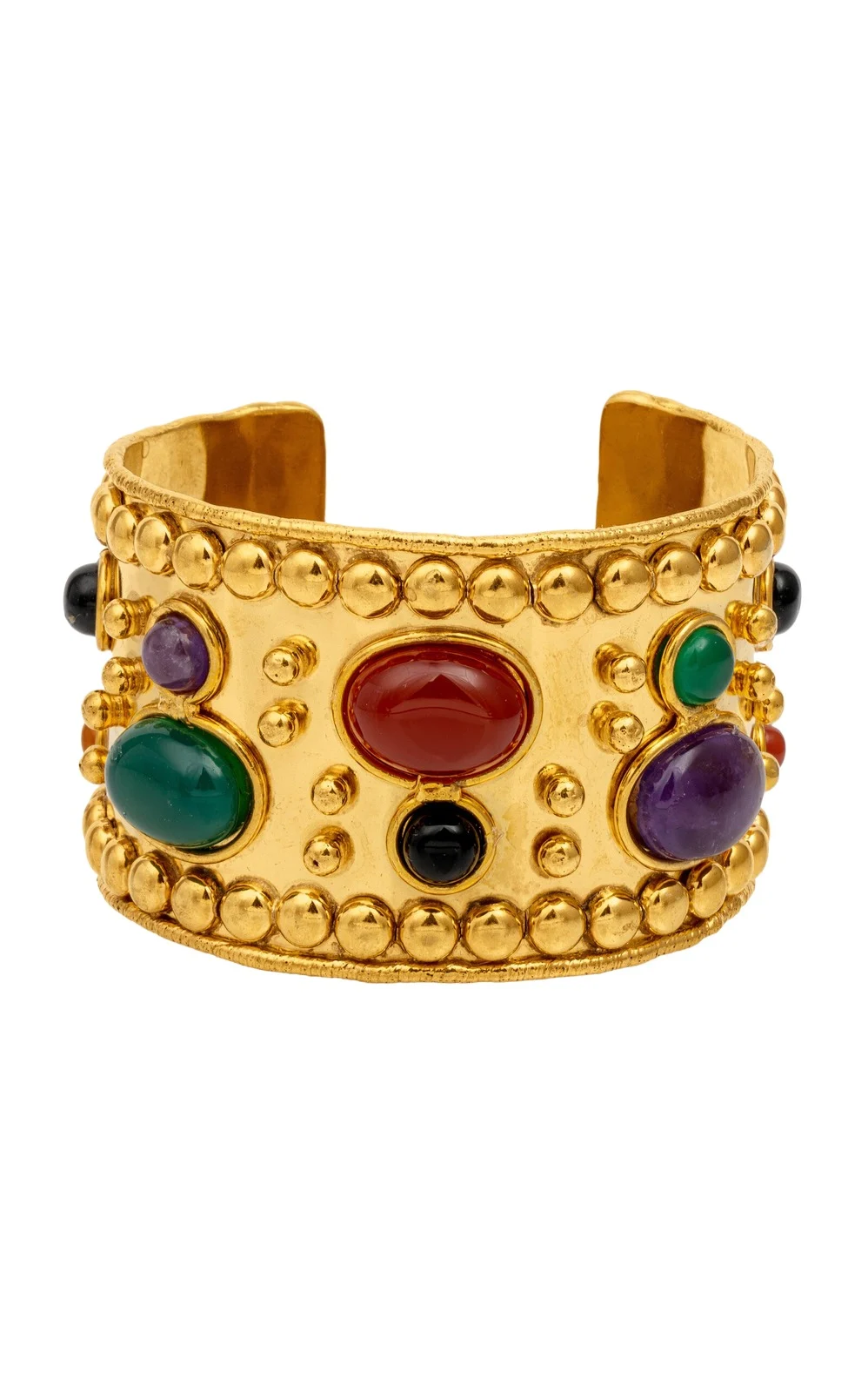 22kt Yellow Gold Plated Wonder Byzance Cuff