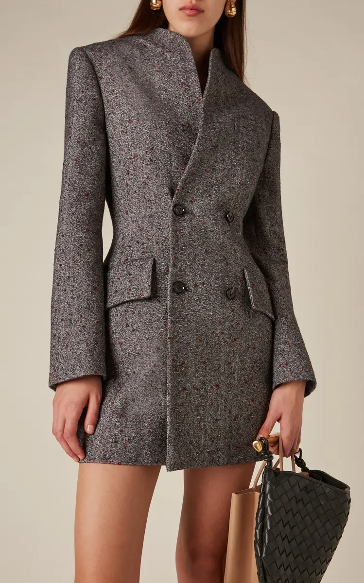 Bottega Veneta Knotted 3D-Knit Funnel-Neck Jacket | Thumbnail 3 Bottega Veneta Knotted 3D-Knit Funnel-Neck Jacket | Thumbnail 3