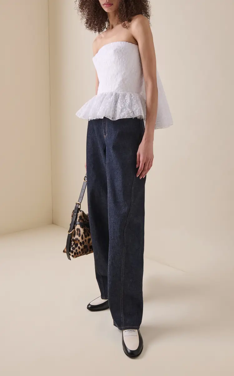 Givenchy Cape-Back Lace Corset Top | Thumbnail 3 Givenchy Cape-Back Lace Corset Top | Thumbnail 3