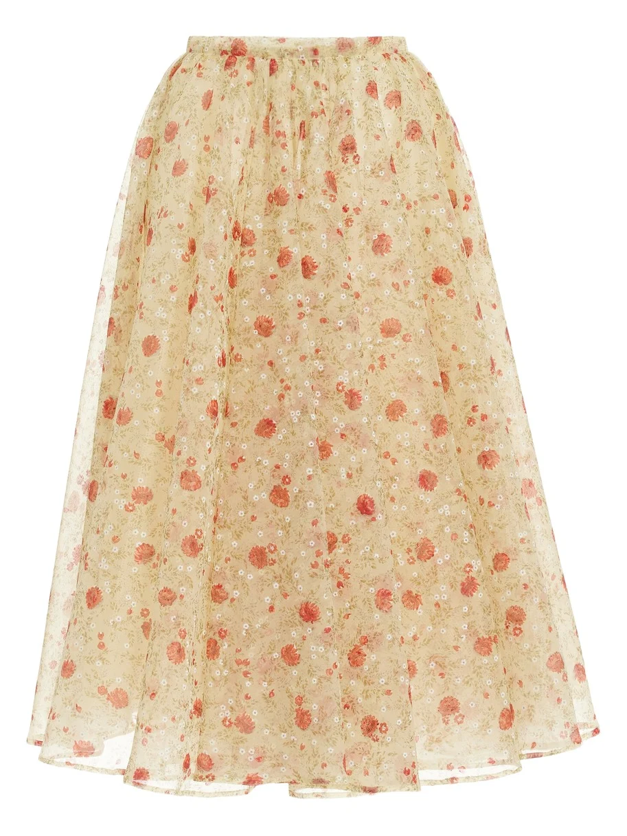 Poppy Nylonette Skirt