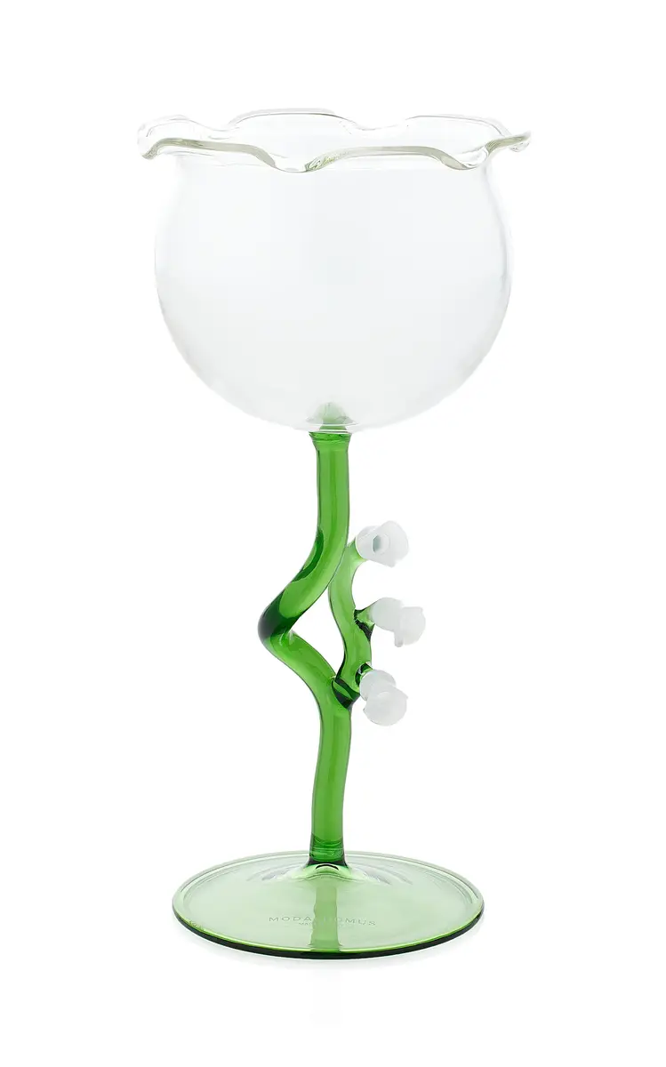 Moda Domus Lily of the Valley Fluted Cocktail Glass