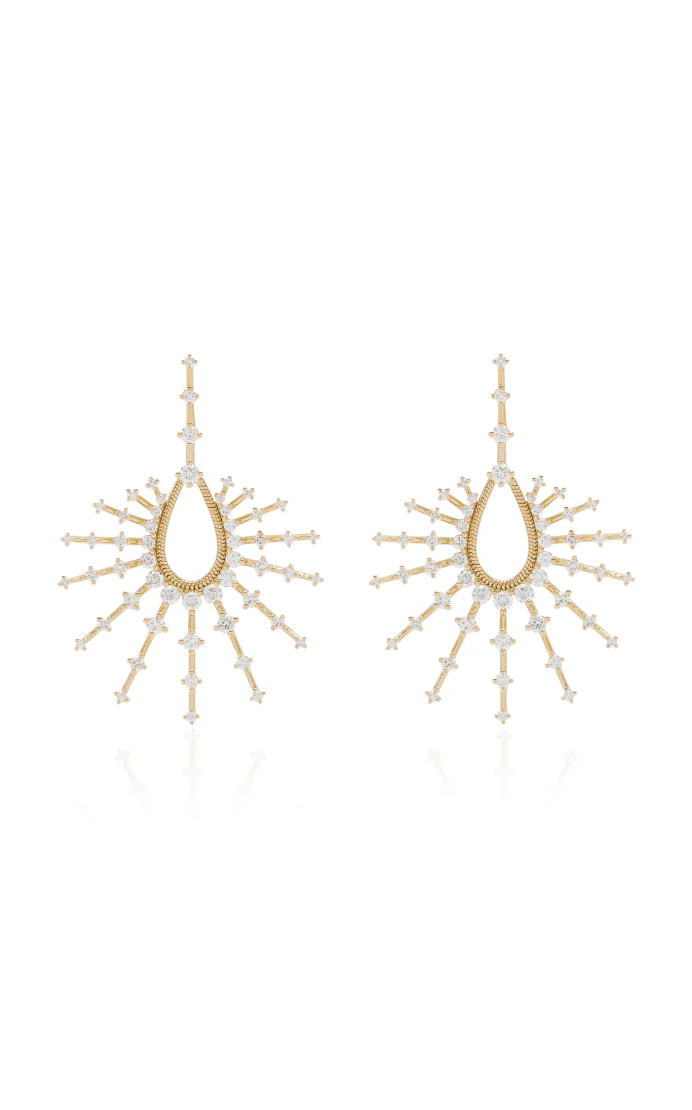 Clarity 18K Gold Diamond Earrings