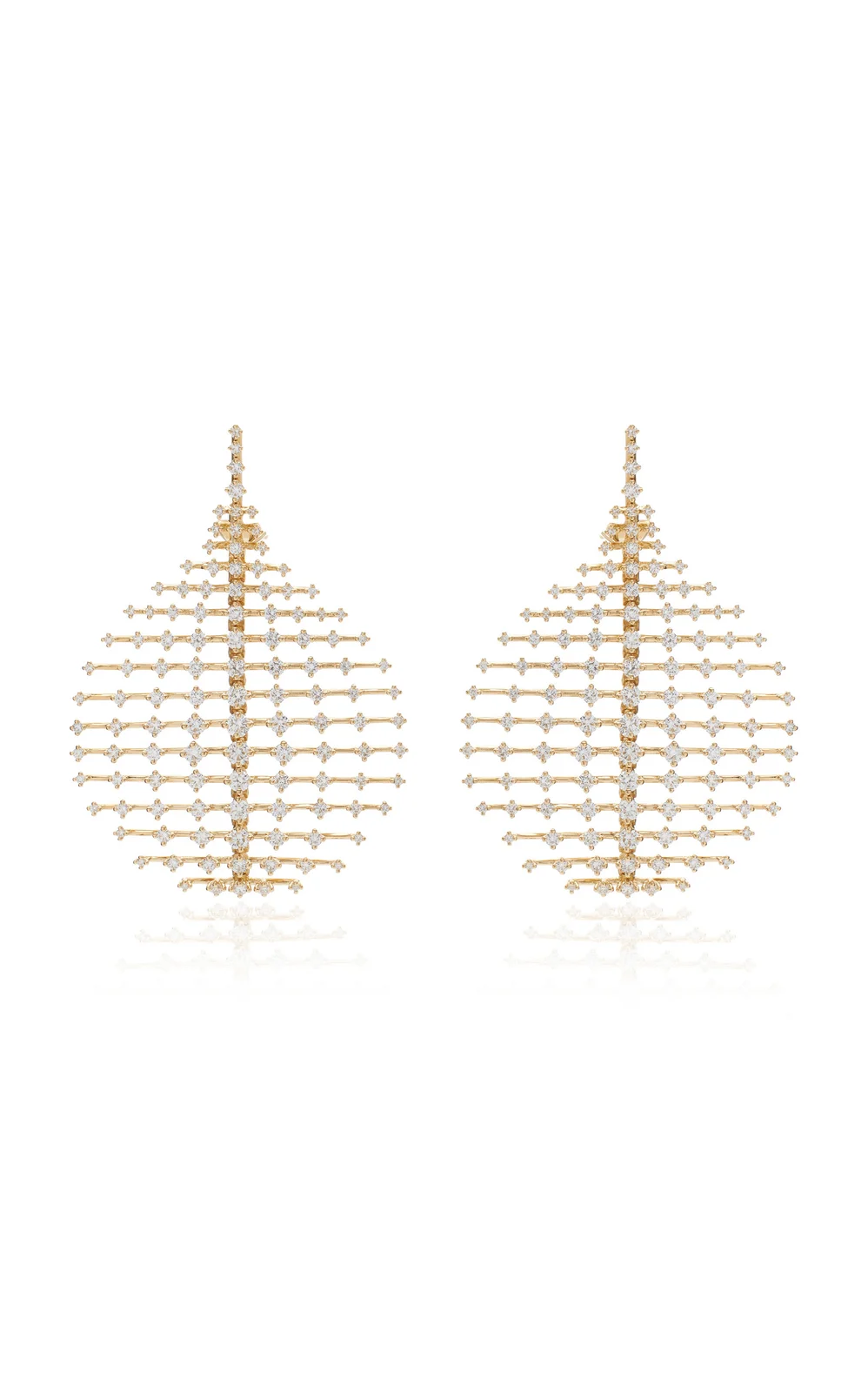 Medium Disco 18K Gold Diamond Earrings Medium Disco 18K Gold Diamond Earrings