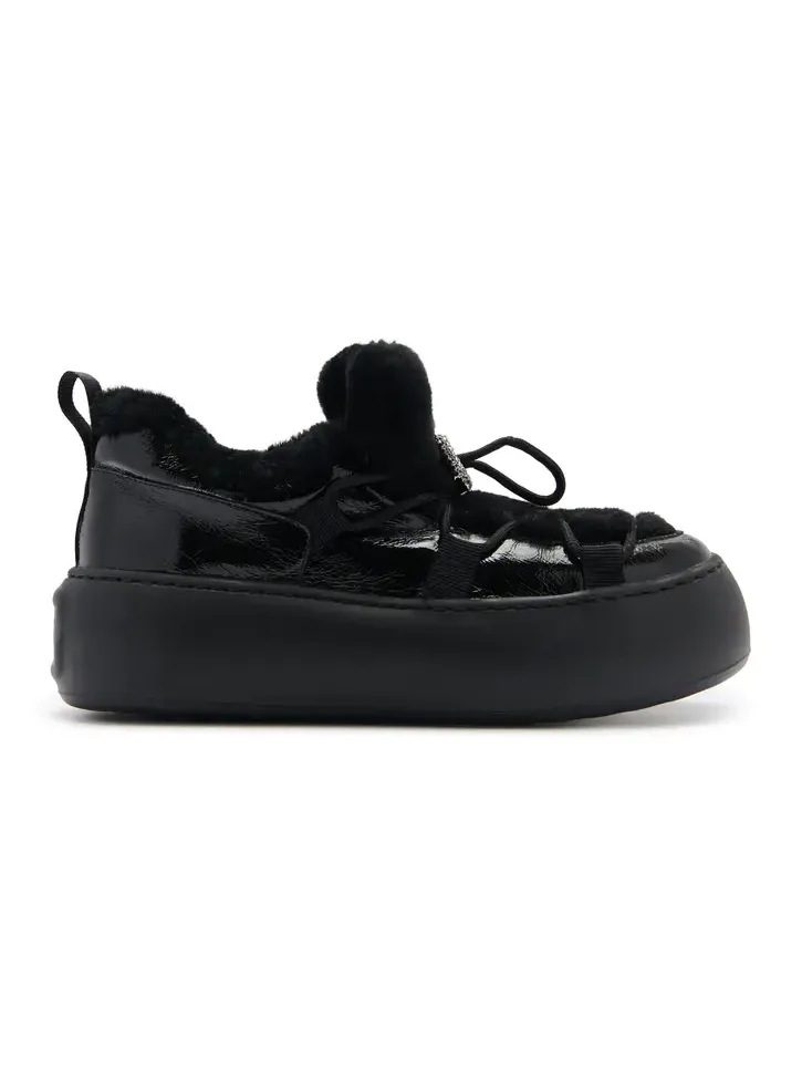 Roger Vivier Viv Up Shearling Snow Boots