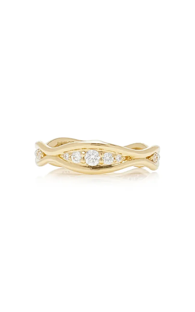 Fernando Jorge The Fluid Diamonds 18K Yellow Gold and Diamond Ring | Thumbnail 6