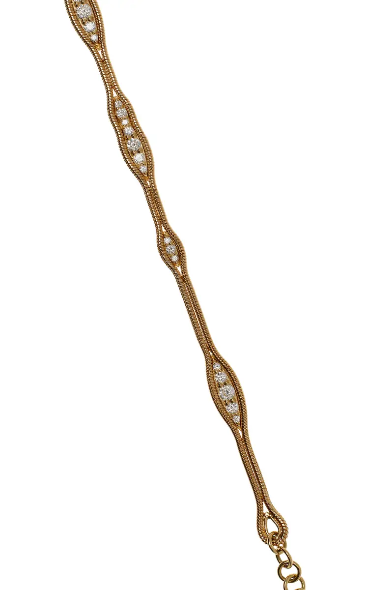 Fernando Jorge The Fluid Diamonds 18K Yellow Gold and Diamond Bracelet | Thumbnail 4 Fernando Jorge The Fluid Diamonds 18K Yellow Gold and Diamond Bracelet | Thumbnail 4