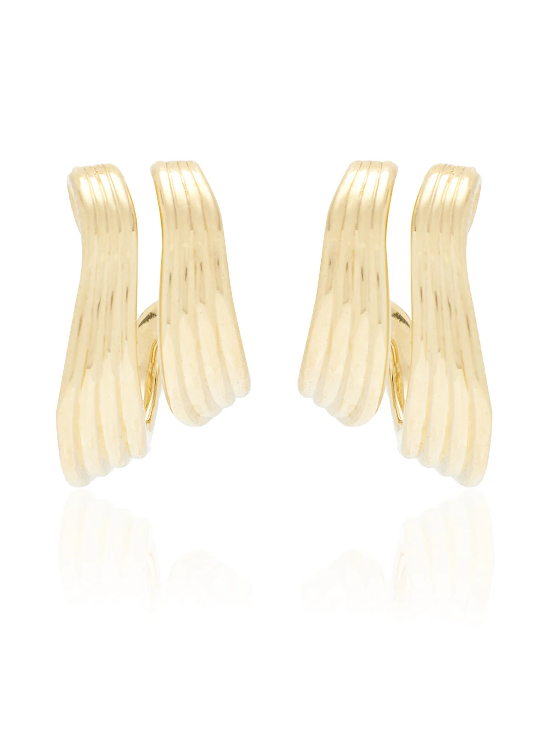 The Stream Lines 18K Yellow Gold Earrings The Stream Lines 18K Yellow Gold Earrings