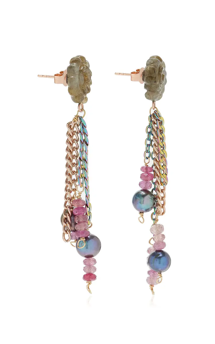 Joie DiGiovanni Santorini Sunset Pearl; Seashell Earrings | Thumbnail 3 Joie DiGiovanni Santorini Sunset Pearl; Seashell Earrings | Thumbnail 3