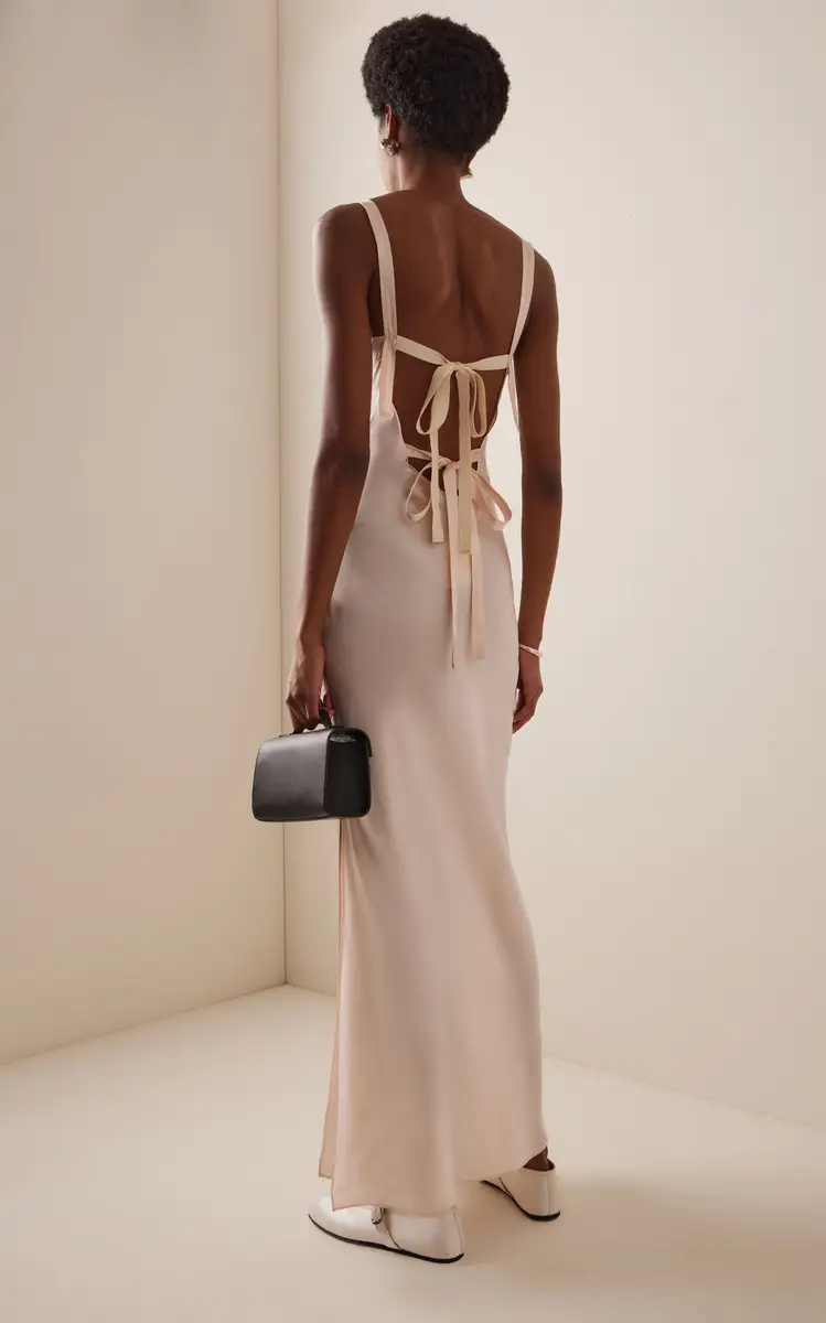 THE GARMENT Catania Silk Maxi Slip Dress | Thumbnail 4