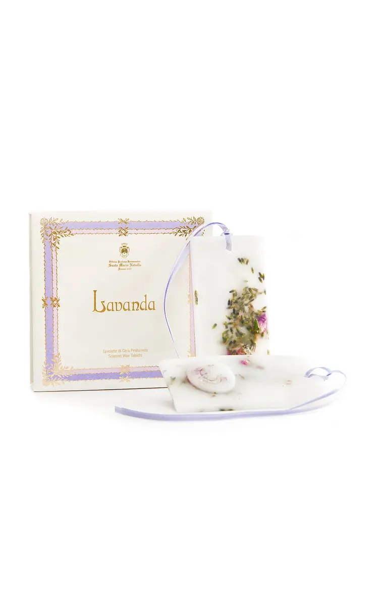 Santa Maria Novella Set-of-Two Lavender Scented Wax Tablets - Neutral | Thumbnail 4 Santa Maria Novella Set-of-Two Lavender Scented Wax Tablets - Neutral | Thumbnail 4