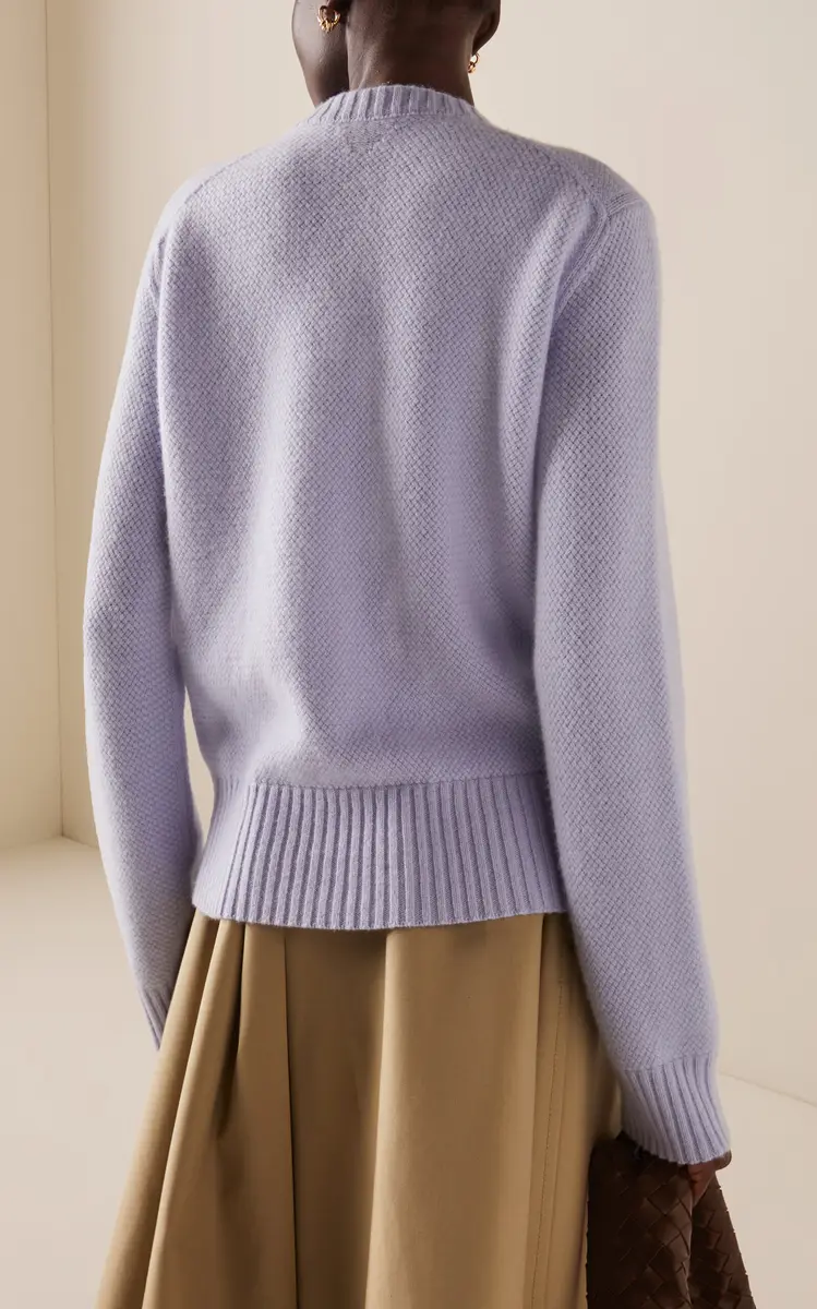 Bottega Veneta Intrecciato-Knit Cashmere Sweater | Thumbnail 4 Bottega Veneta Intrecciato-Knit Cashmere Sweater | Thumbnail 4