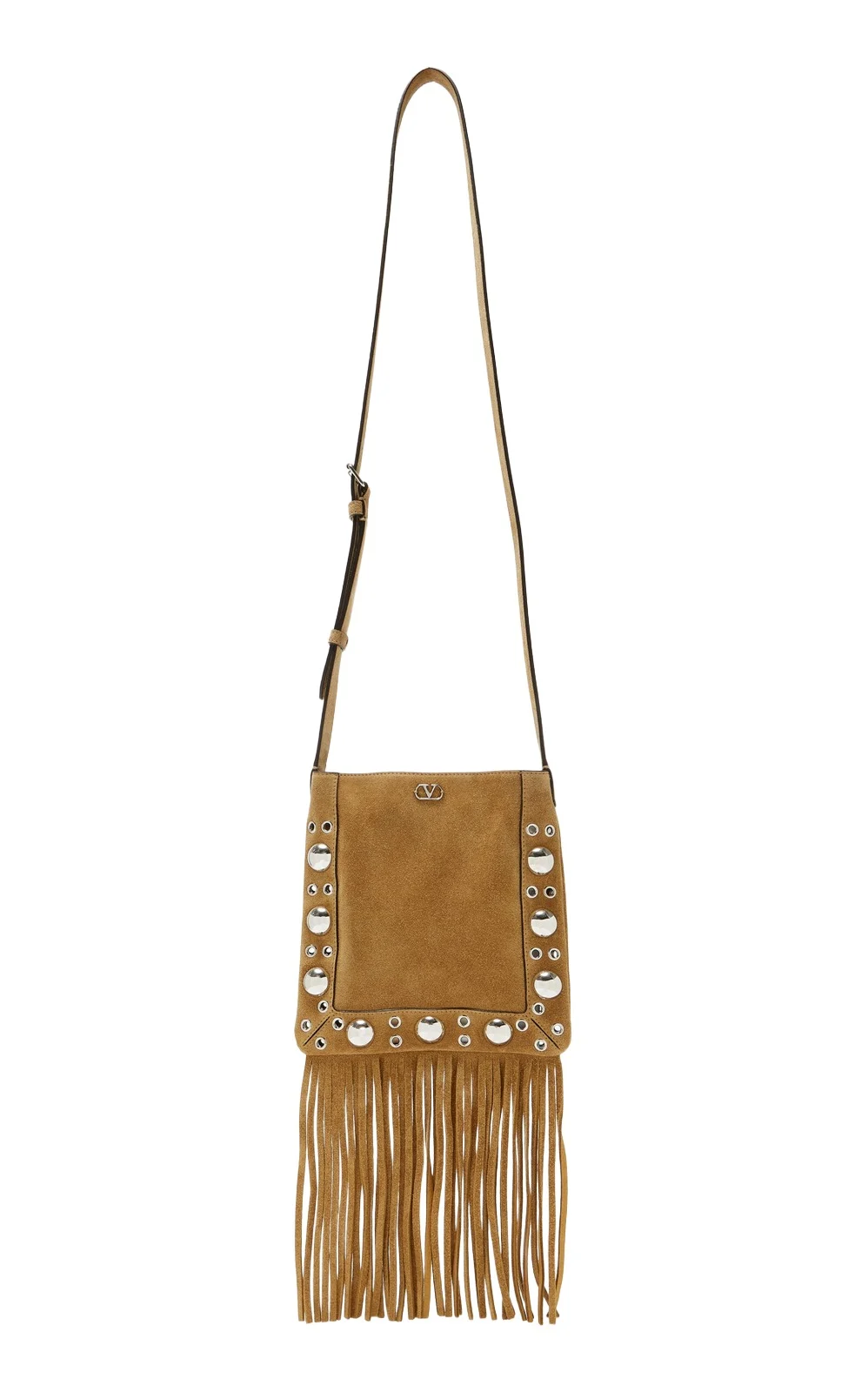 Small Nellcote Studded Suede Crossbody Bag