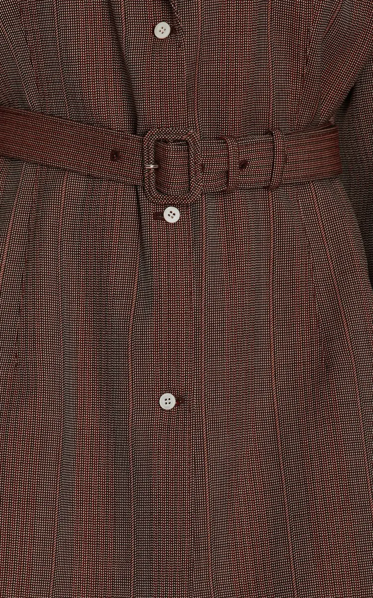 Prada Single-Breasted Pinstriped Wool Jacket | Thumbnail 5 Prada Single-Breasted Pinstriped Wool Jacket | Thumbnail 5