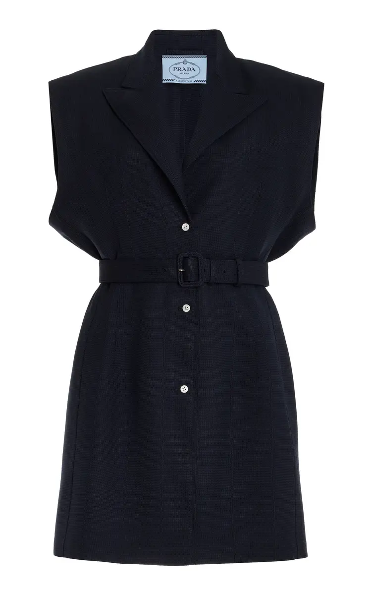 Prada Wool Mini Blazer Dress | Thumbnail 11