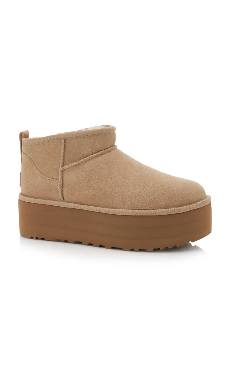 UGG Classic Ultra Mini Sheepskin Platform Boots | Thumbnail 4