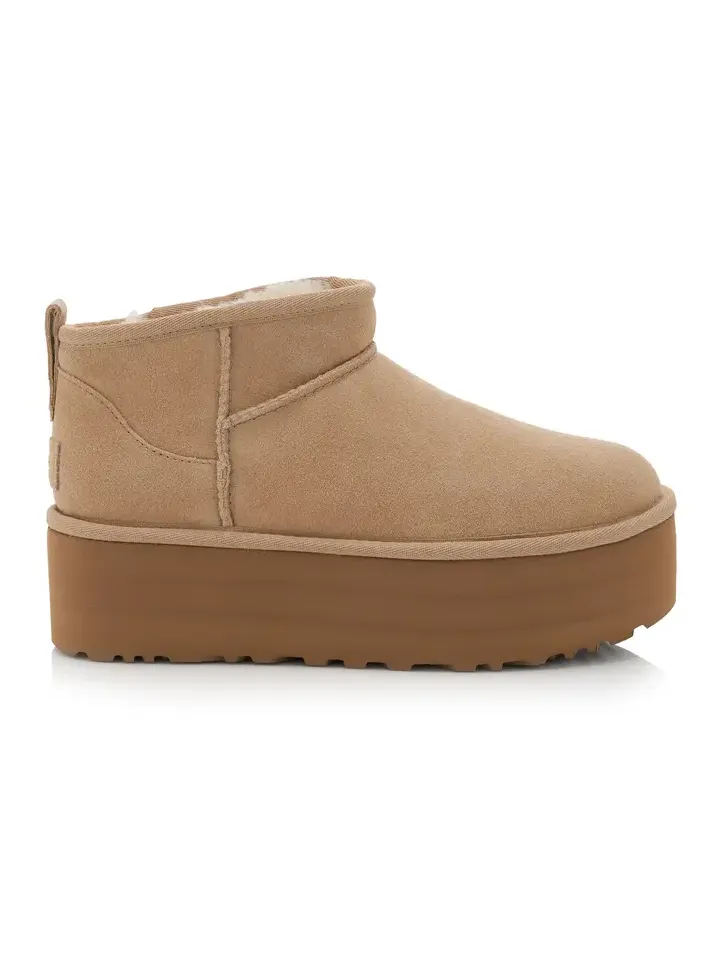 Classic Ultra Mini Sheepskin Platform Boots Classic Ultra Mini Sheepskin Platform Boots