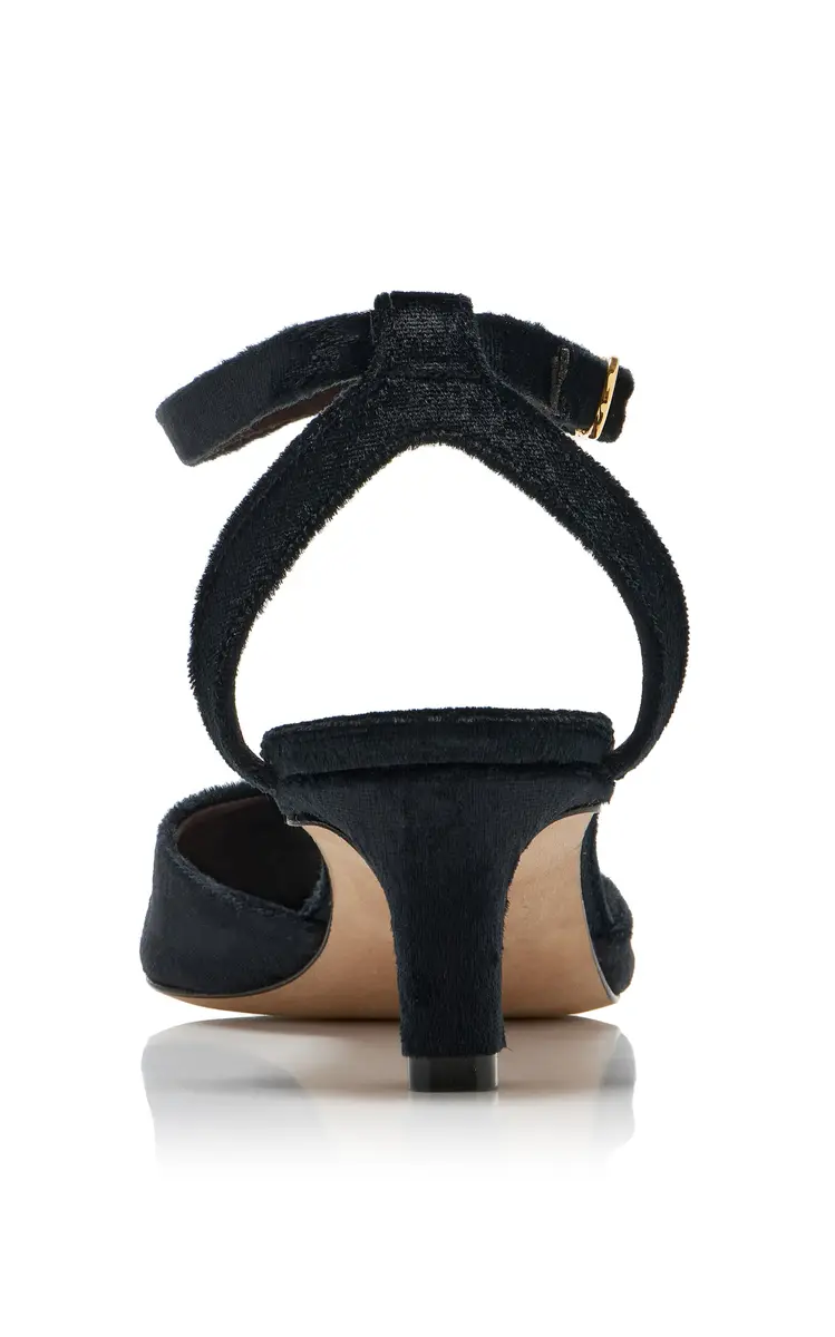 The Row Carla Velvet Pumps | Thumbnail 6 The Row Carla Velvet Pumps | Thumbnail 6
