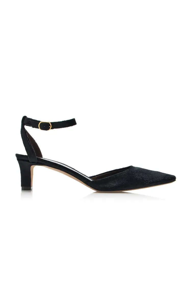 The Row Carla Velvet Pumps | Thumbnail 7 The Row Carla Velvet Pumps | Thumbnail 7