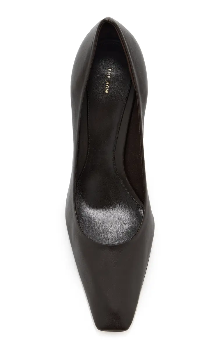 The Row Carla Leather Pumps | Thumbnail 3 The Row Carla Leather Pumps | Thumbnail 3