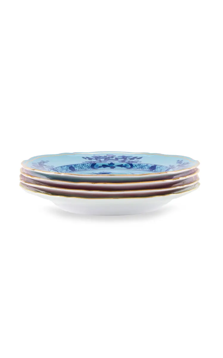 GINORI 1735 Set-of-Four Oriente Italiano Dessert Plates | Thumbnail 3 GINORI 1735 Set-of-Four Oriente Italiano Dessert Plates | Thumbnail 3