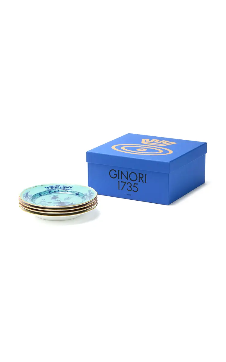 GINORI 1735 Set-of-Four Oriente Italiano Dessert Plates | Thumbnail 4 GINORI 1735 Set-of-Four Oriente Italiano Dessert Plates | Thumbnail 4