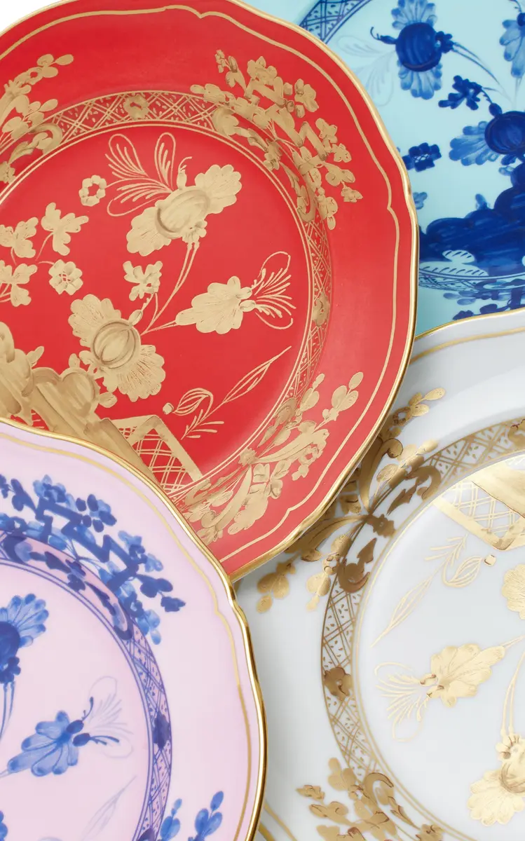 GINORI 1735 Set-of-Four Oriente Italiano Dessert Plates | Thumbnail 5 GINORI 1735 Set-of-Four Oriente Italiano Dessert Plates | Thumbnail 5