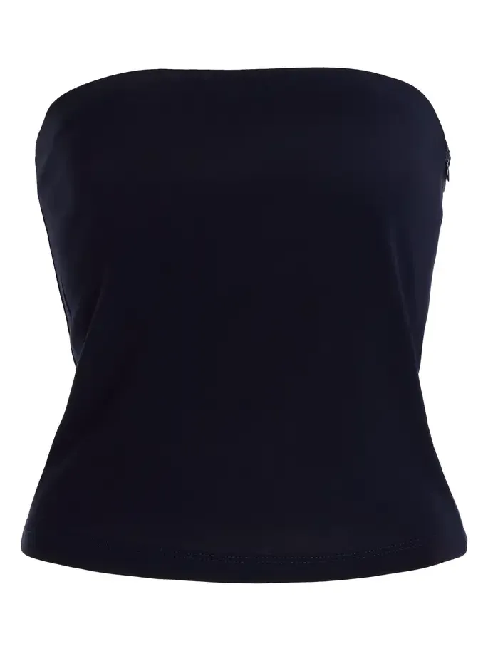 ANEMOS Ritts Strapless Stretch-Twill Top