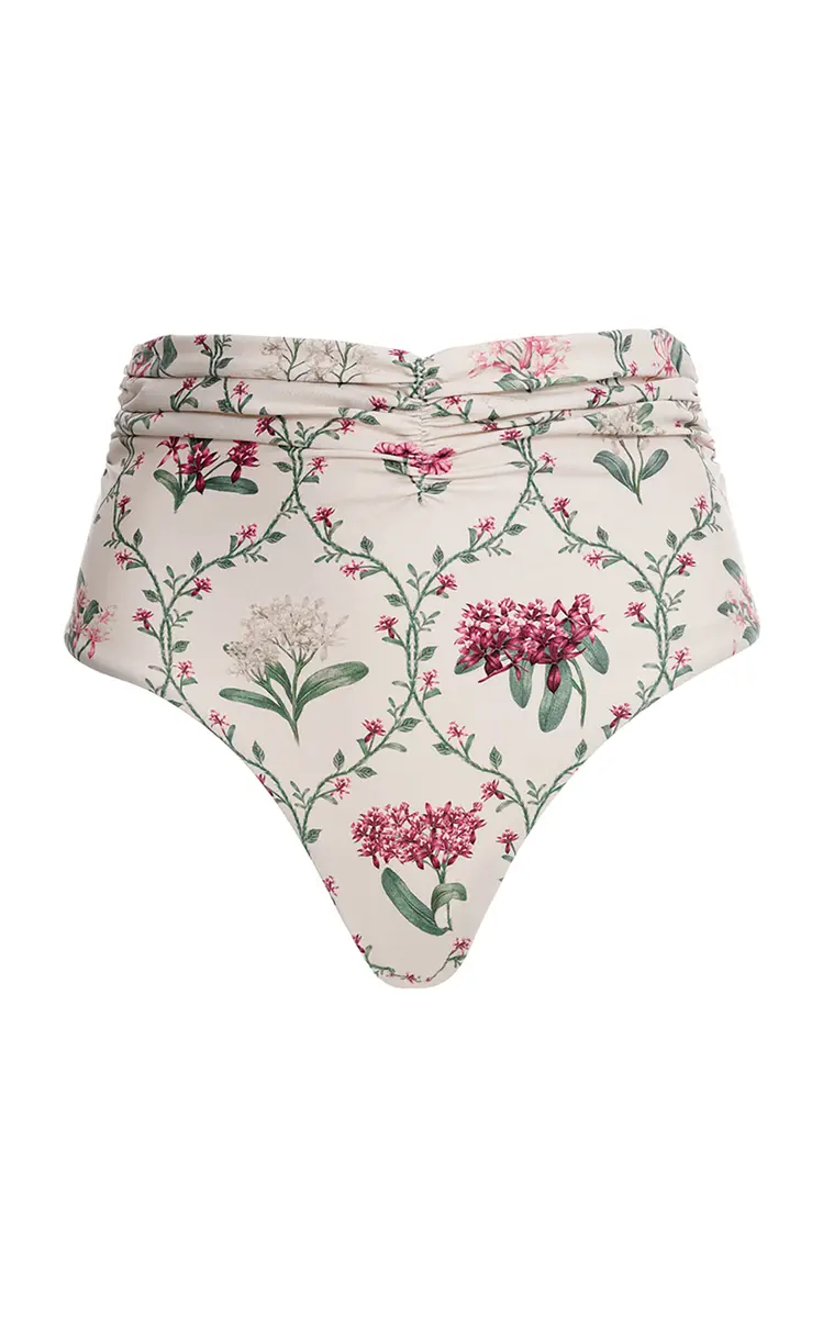 Agua by Agua Bendita Vaiven Floral High-Waisted Bikini Bottom | Image 1 Agua by Agua Bendita Vaiven Floral High-Waisted Bikini Bottom | Image 1