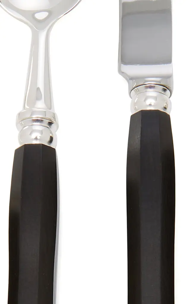 Alain Saint-Joanis Riviera Silver-Plated Ebony Silverware Set | Thumbnail 4 Alain Saint-Joanis Riviera Silver-Plated Ebony Silverware Set | Thumbnail 4