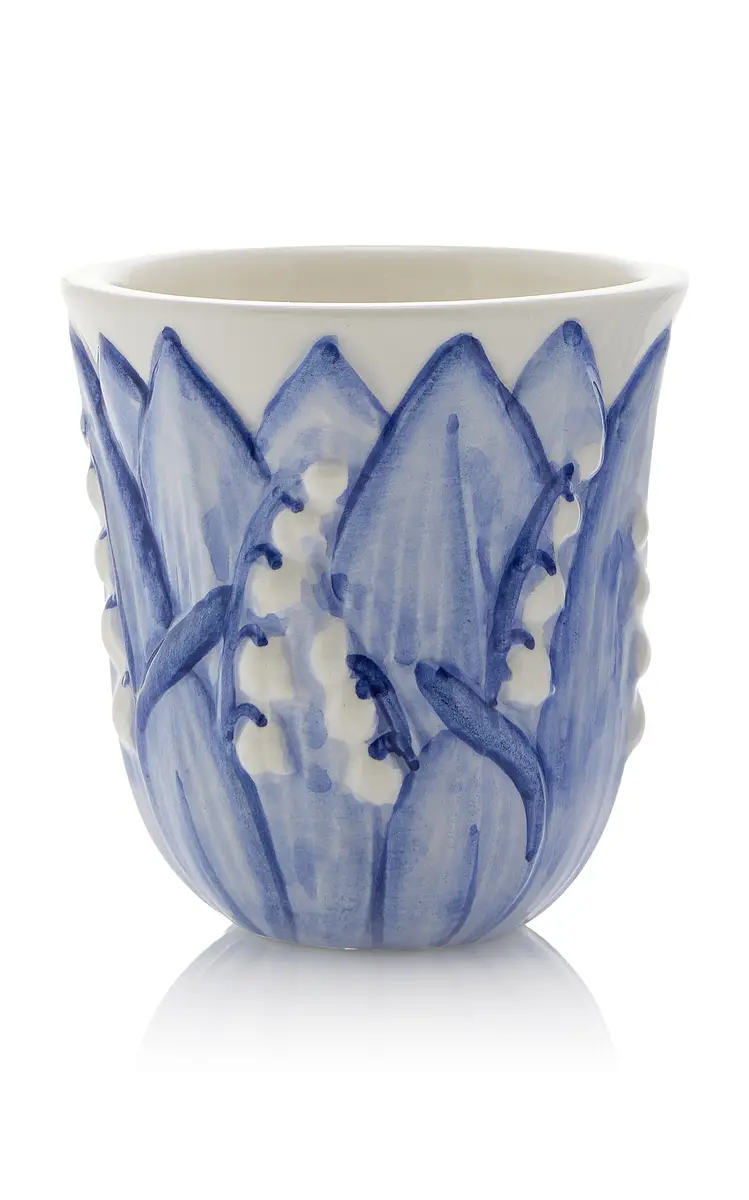 Moda Domus Set-of-Six Lily of the Valley Ceramic Tumblers | Thumbnail 2 Moda Domus Set-of-Six Lily of the Valley Ceramic Tumblers | Thumbnail 2
