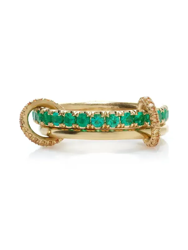Exclusive Riviera Marigold Max 18K Yellow Gold Sapphire And Emerald Ring Exclusive Riviera Marigold Max 18K Yellow Gold Sapphire And Emerald Ring