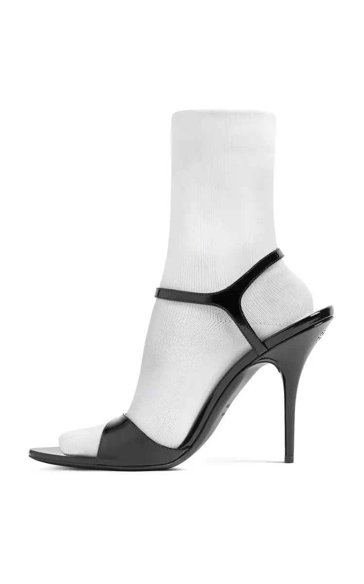 Balenciaga Avenue Patent Leather Sock Pumps | Thumbnail 3 Balenciaga Avenue Patent Leather Sock Pumps | Thumbnail 3