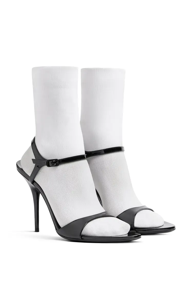Balenciaga Avenue Patent Leather Sock Pumps | Thumbnail 4 Balenciaga Avenue Patent Leather Sock Pumps | Thumbnail 4
